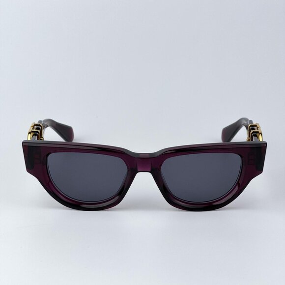 Valentino Women BRAND NEW Sunglasses Crystal Purple Grey Cat Eye V - DUE VLS-103 main image 10
